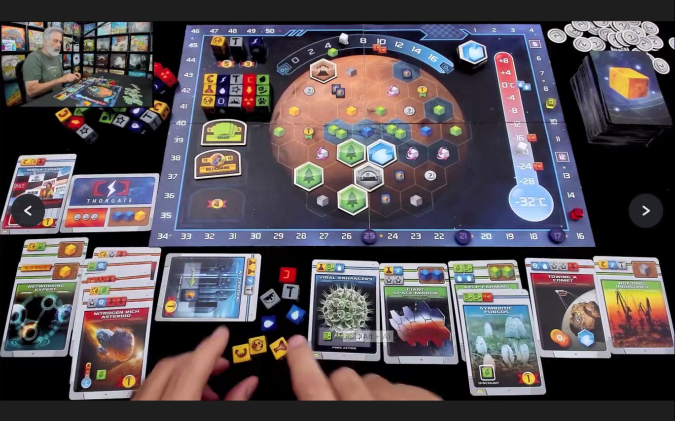 [图]《重塑火星：骰子版》（2023）加长游戏流程 Rahdo's Extended Gameplay►►► Terraforming Mars Dice Game