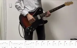 Video herunterladen: 【TAB】スクールフィクション（校园小说）きのこ帝国（蘑菇帝国）lead guitar cover