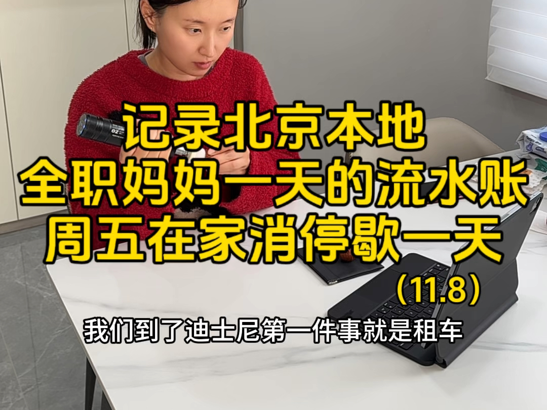 记录北京本地全职妈妈一天的流水账,周五在家消停歇一天哔哩哔哩bilibili