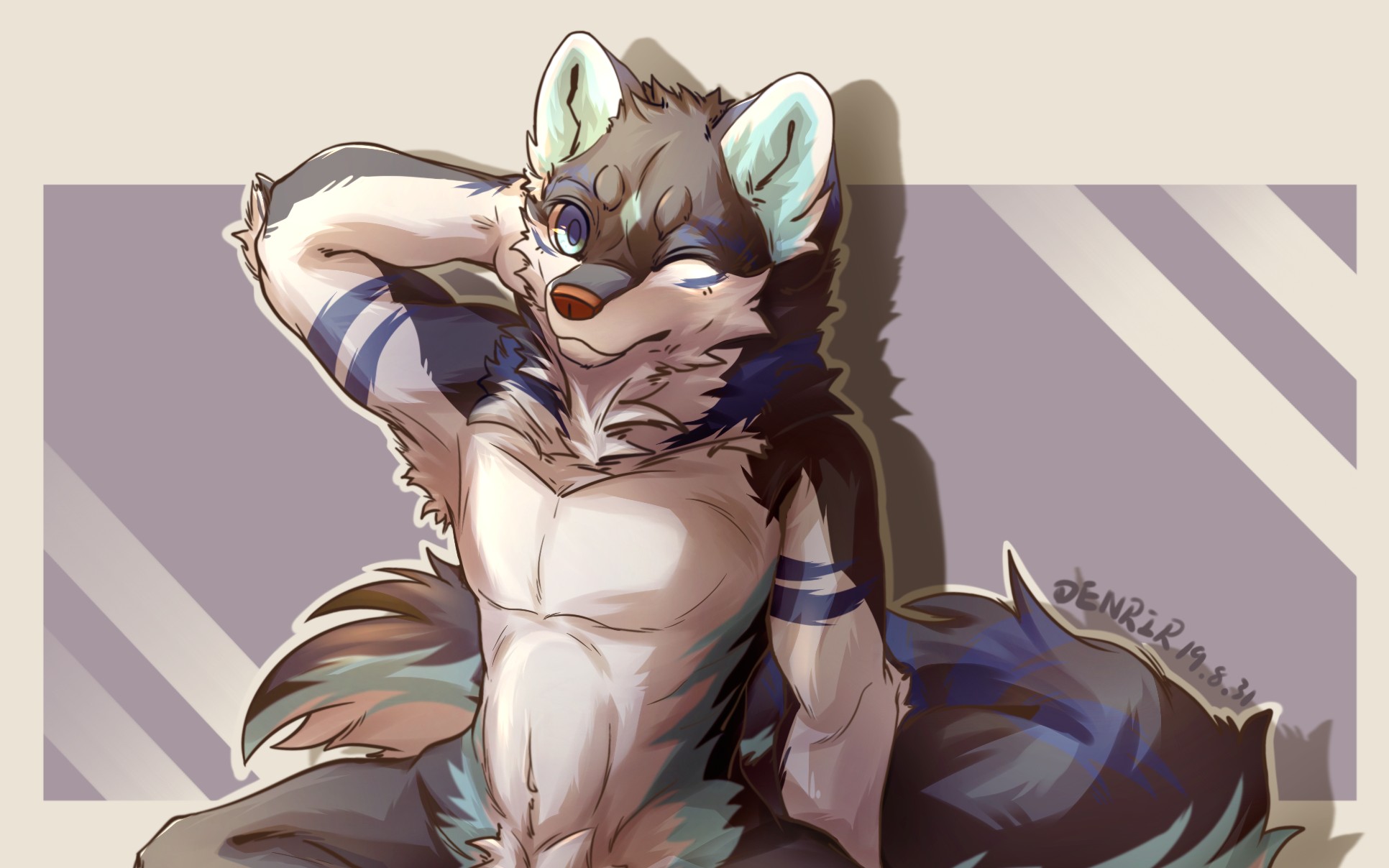 furry板绘狼狼式挠头撒娇可以吗