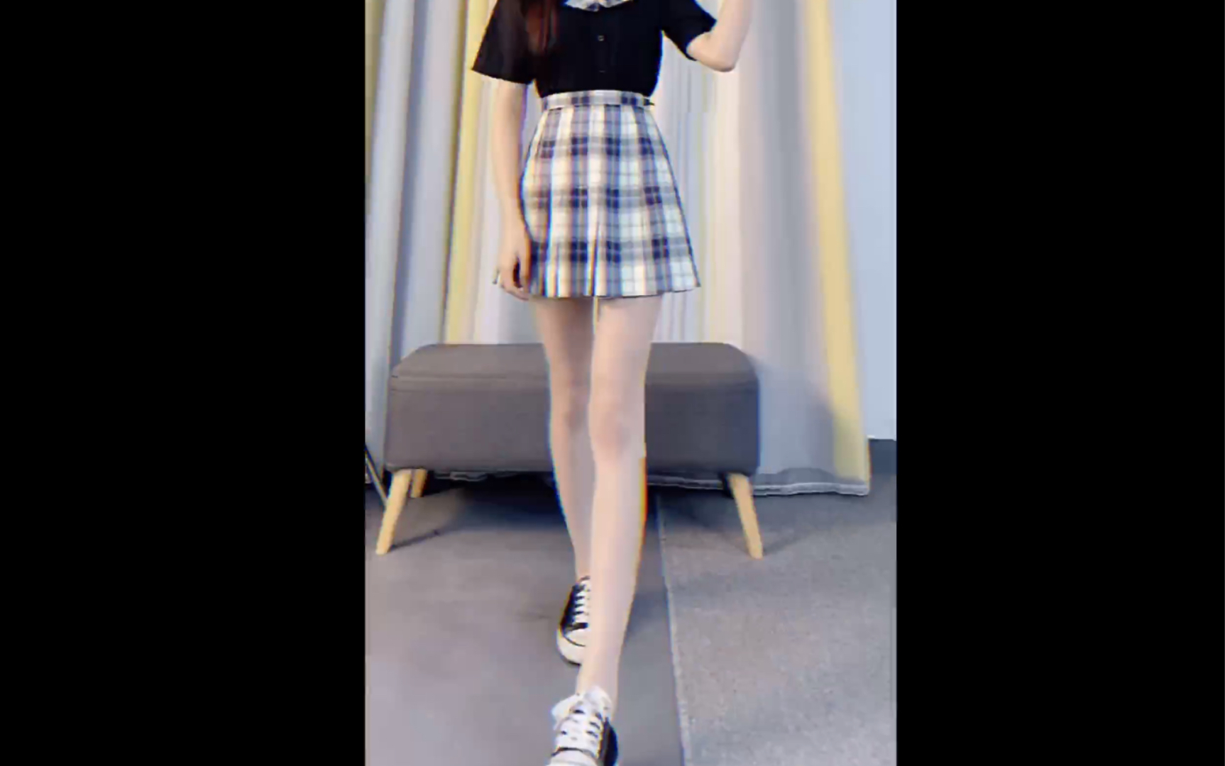 当丝袜遇见帆布鞋～哦吼～酸