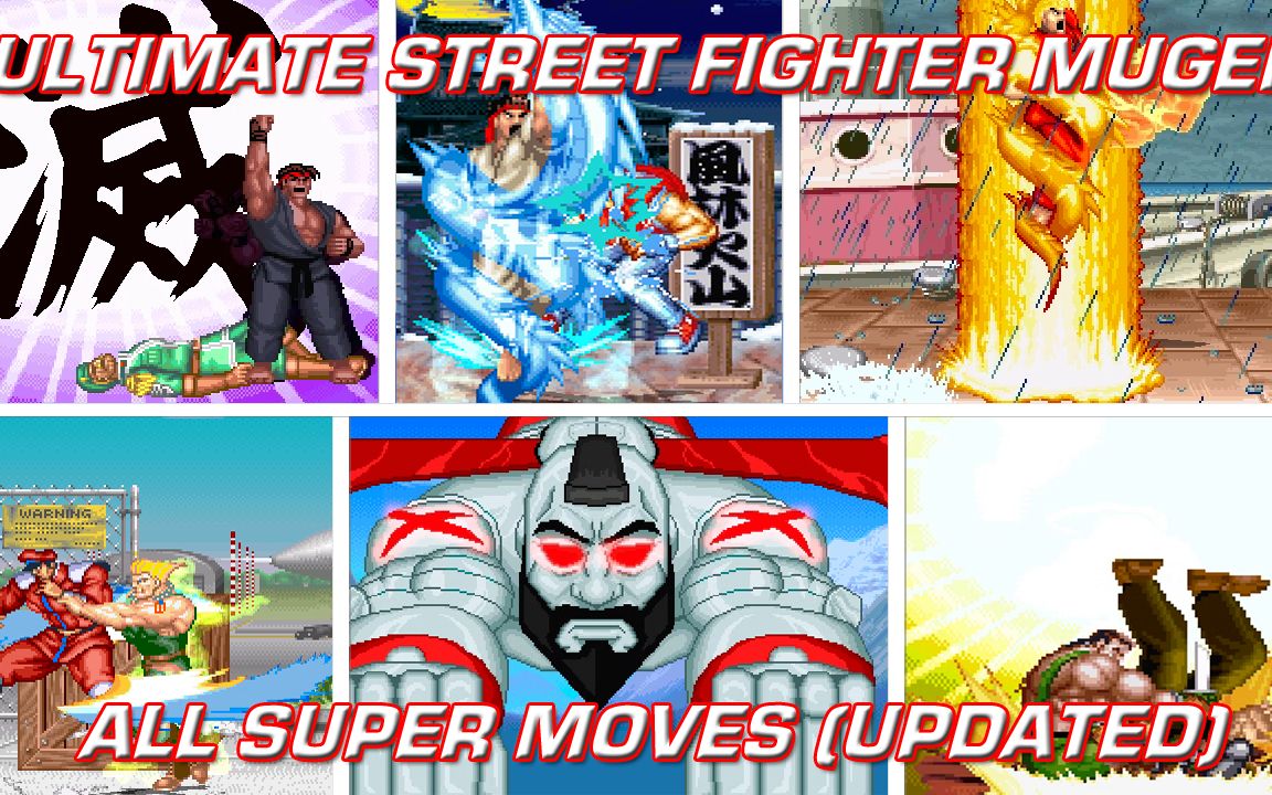 [图]Mugen - Ultimate Street Fighter Super Moves (All updated)