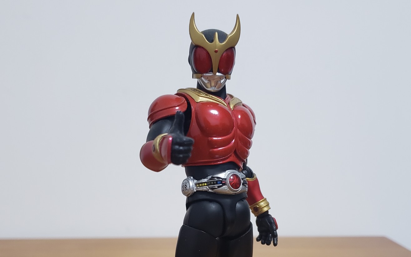 玩(第九期)】通篇废话的一期--万代shf真骨雕制法假面骑士kuuga/空我