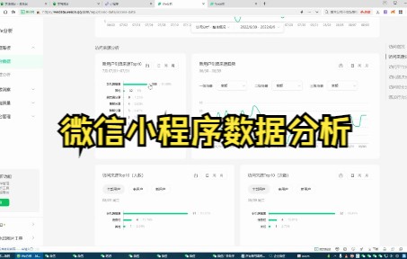 微信小程序自然流量,搜索权重,数据分析哔哩哔哩bilibili