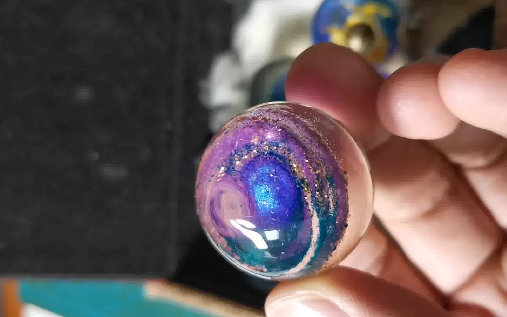 自己制作的漂亮星空球