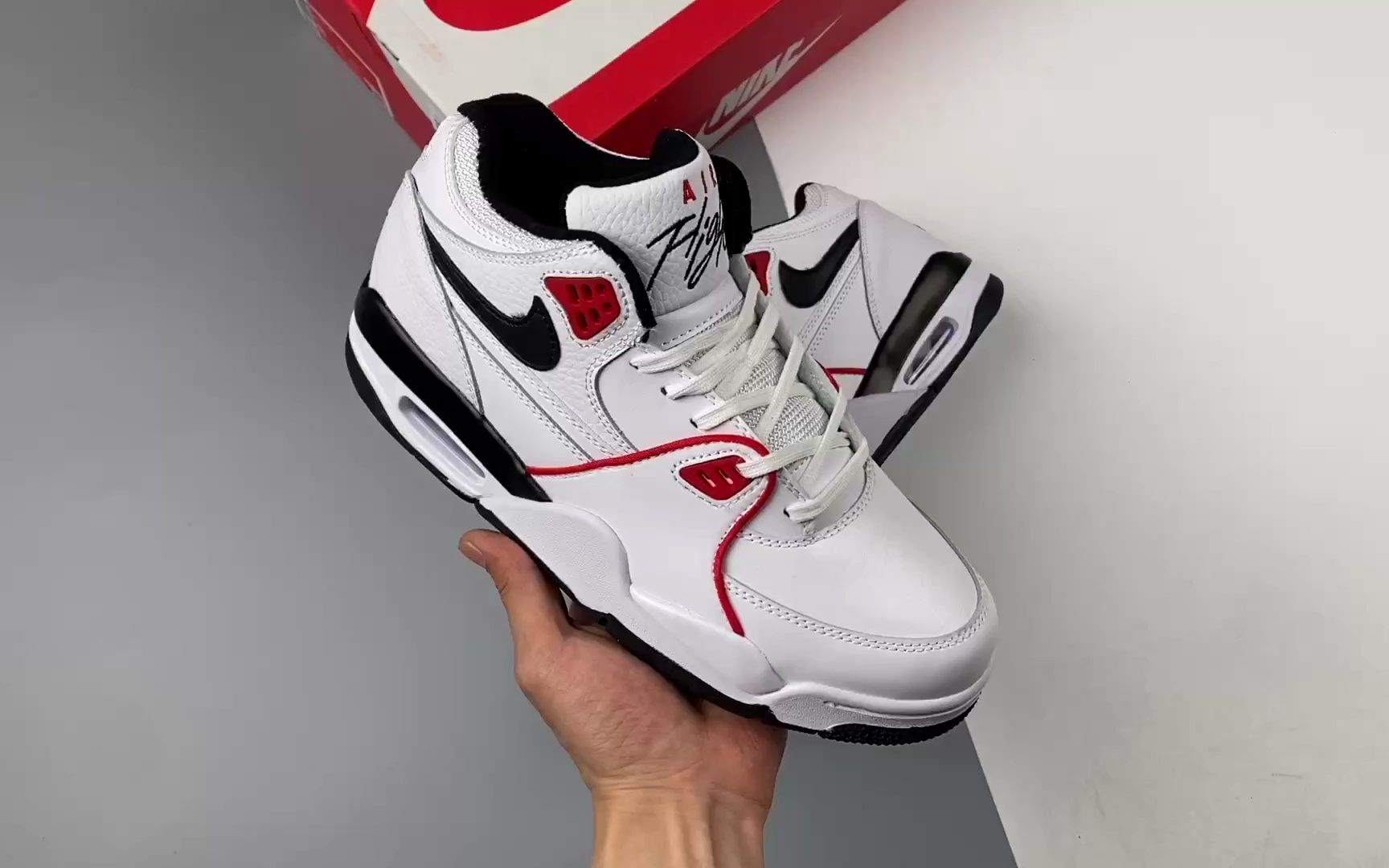 耐克air flight 89 男子运动鞋 aj4兄弟款系列 湖人耐磨缓震休闲运动