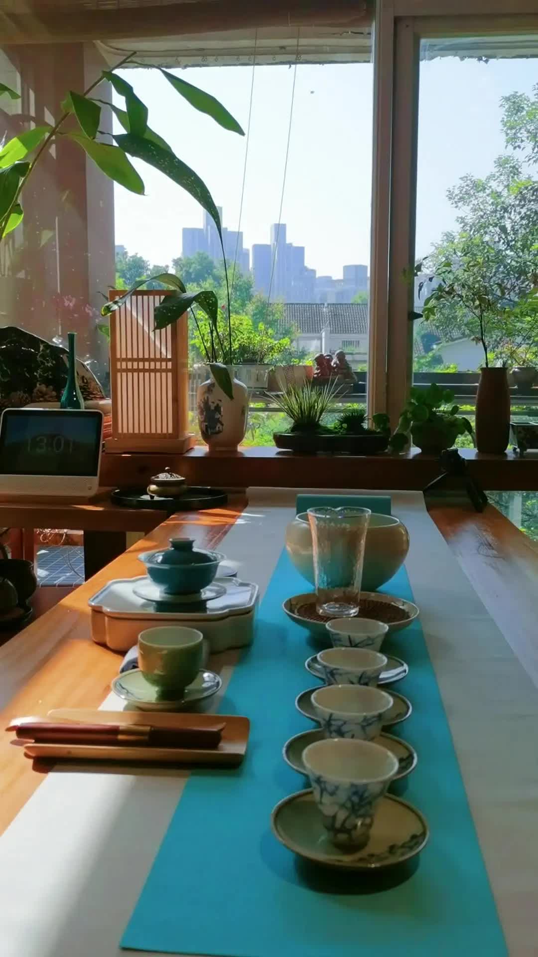 后面天气都好冷,好怀念在家里茶室可以一边喝茶一边晒