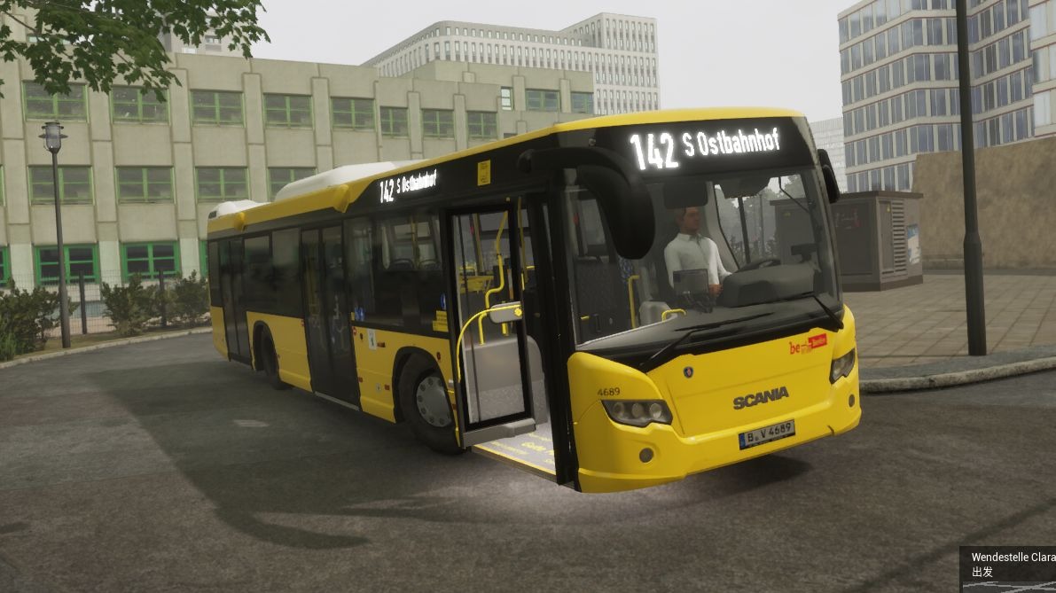 驾驶scannia公交车在柏林:142路公交车