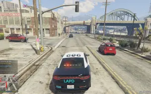 下载视频: 【GTA Online】：LAPD美国警察-市区巡逻-县区巡逻-在线执法21