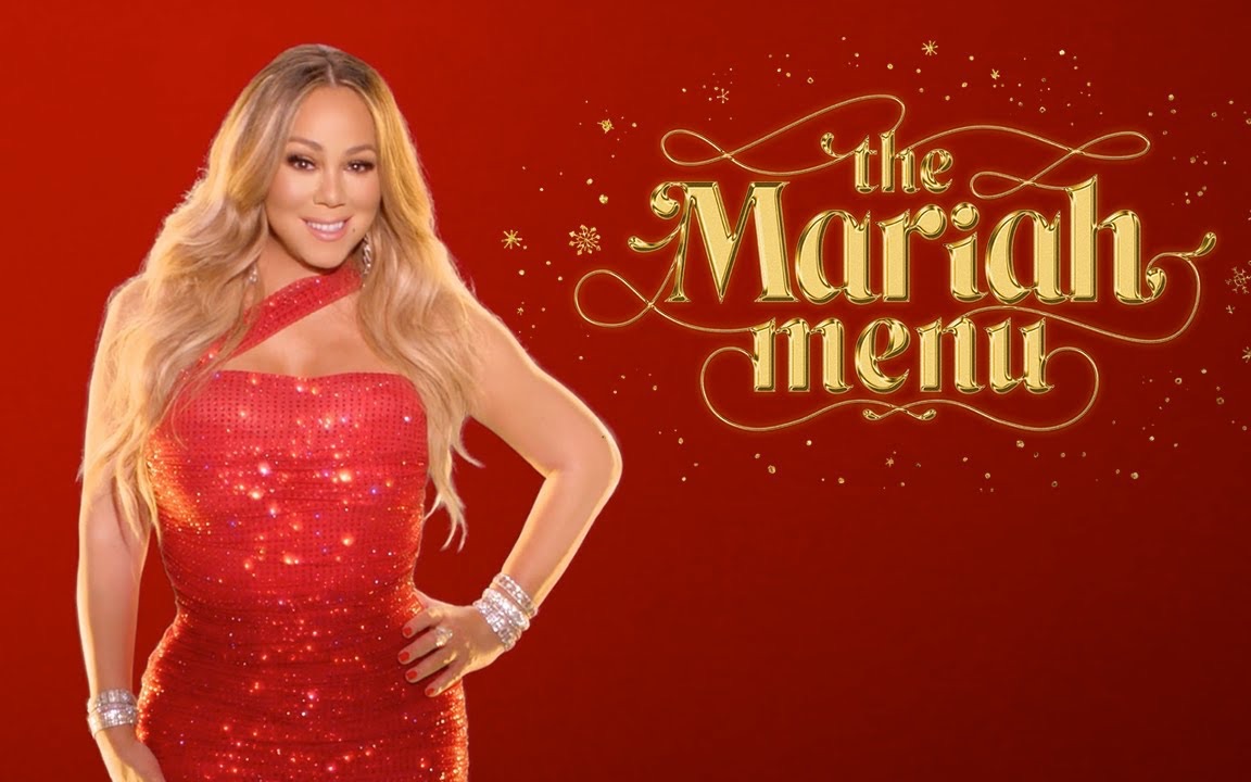 mariah carey牛姐 x 麦当劳圣诞季合作菜单广告