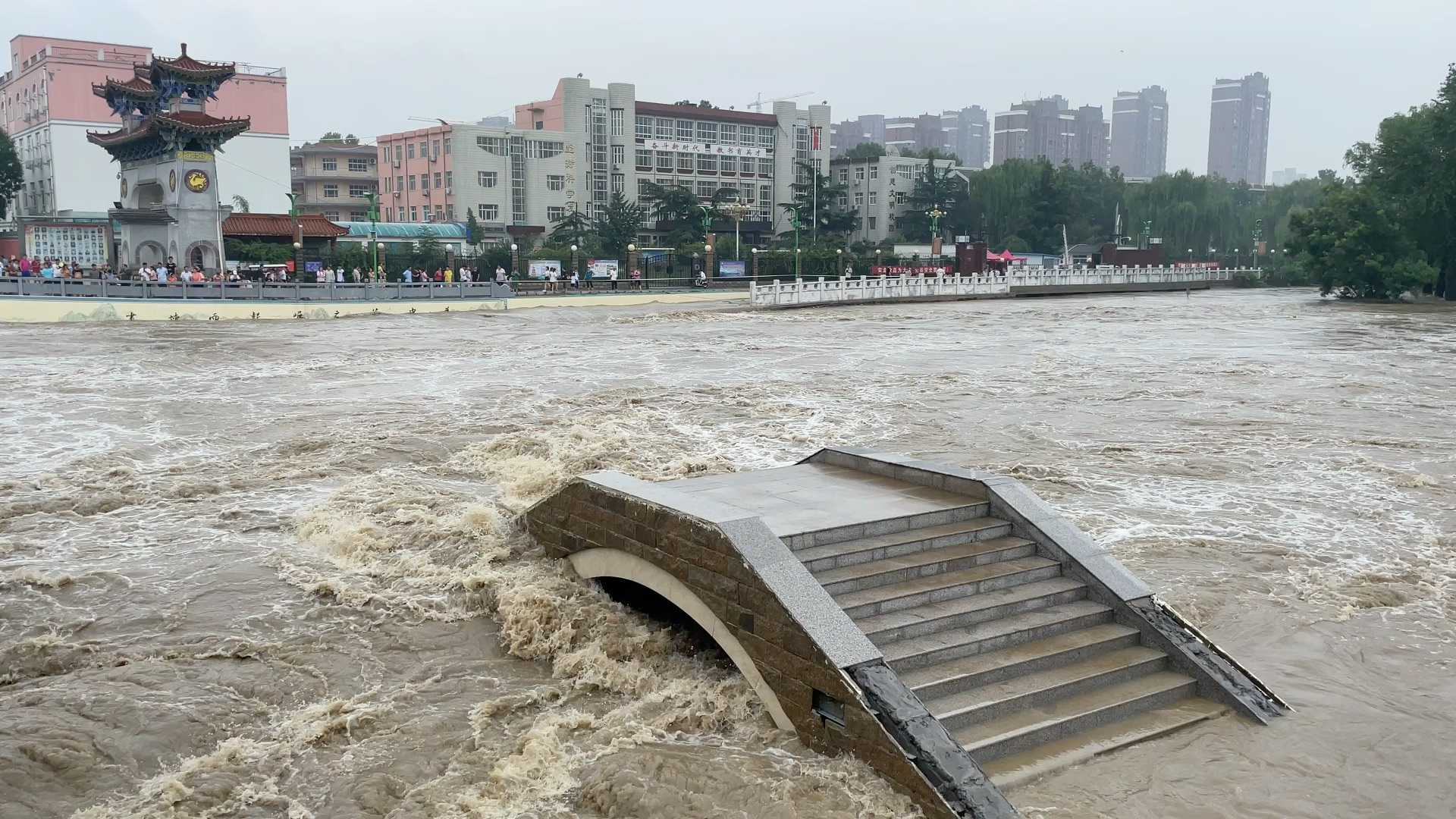 河南暴雨过后汤河现状哔哩哔哩bilibili