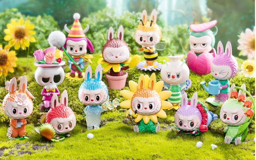 拆盲盒labubu花之精灵盲盒可爱就完了