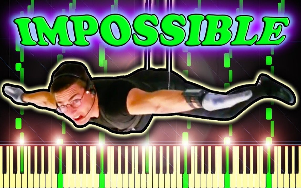 [图]【Sheet Music Boss】钢琴版2-碟中谍主题曲 MISSION IMPOSSIBLE THEME its actually IMPOSSIBLE