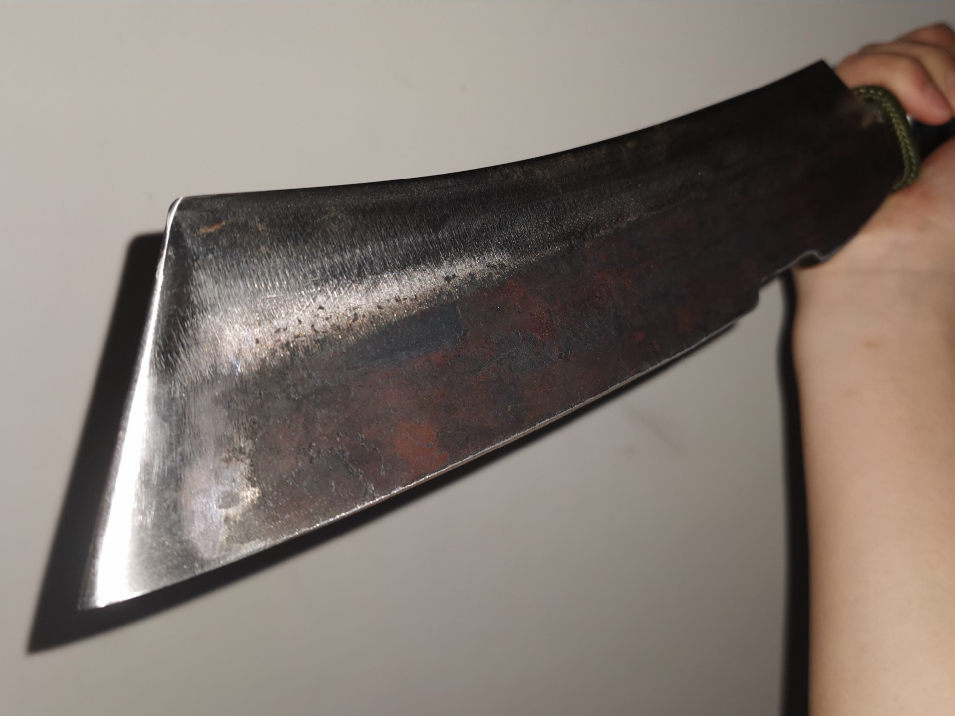 百刃锻打 内弧柴刀