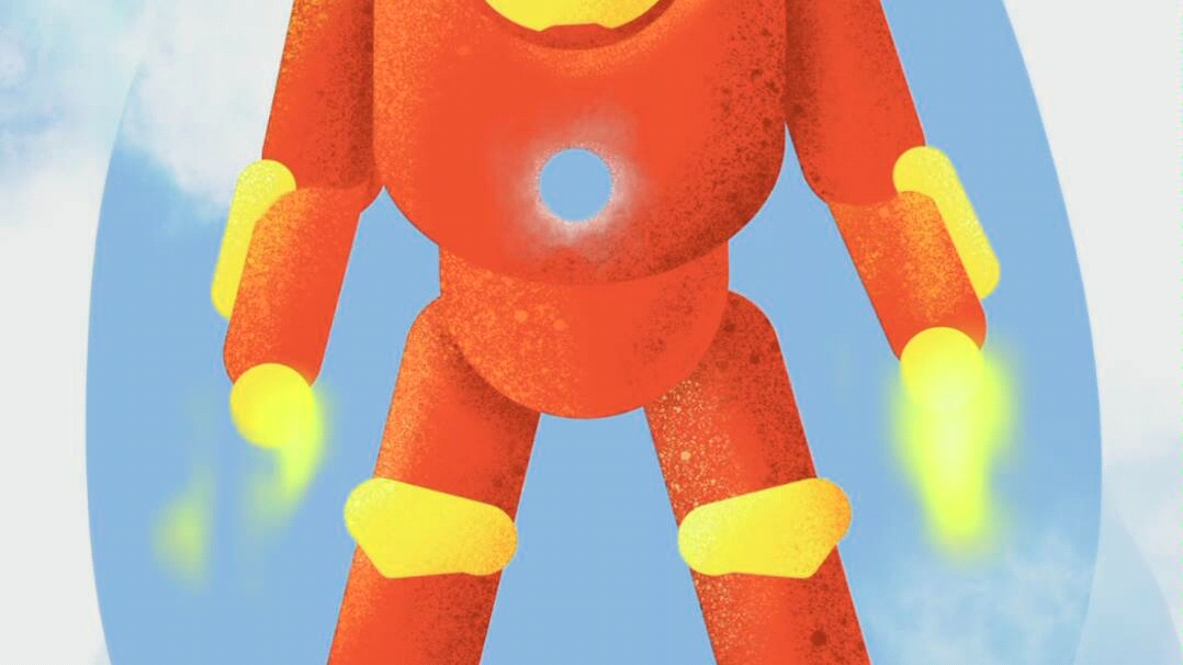 ipad procreate "钢蛋侠"