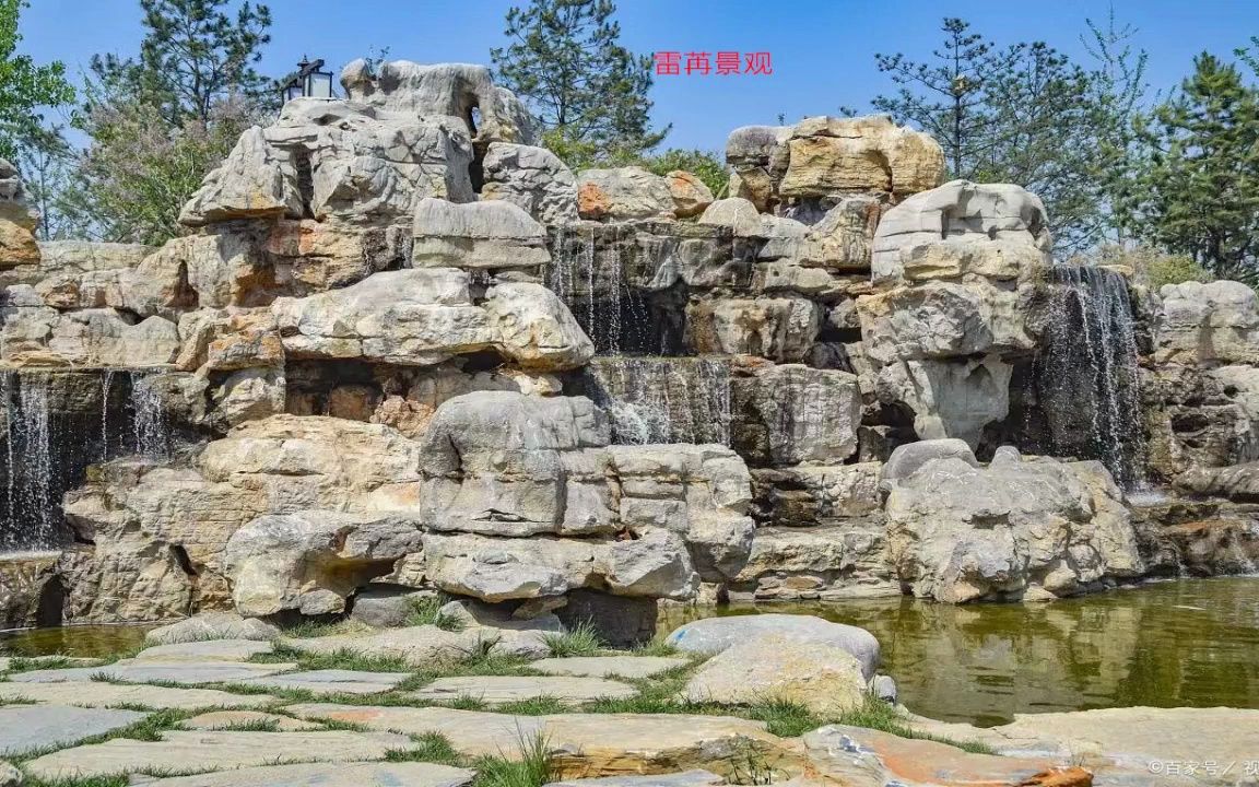 南岸大型园林假山施工 大型假山价格,假山景观石大概什么价位