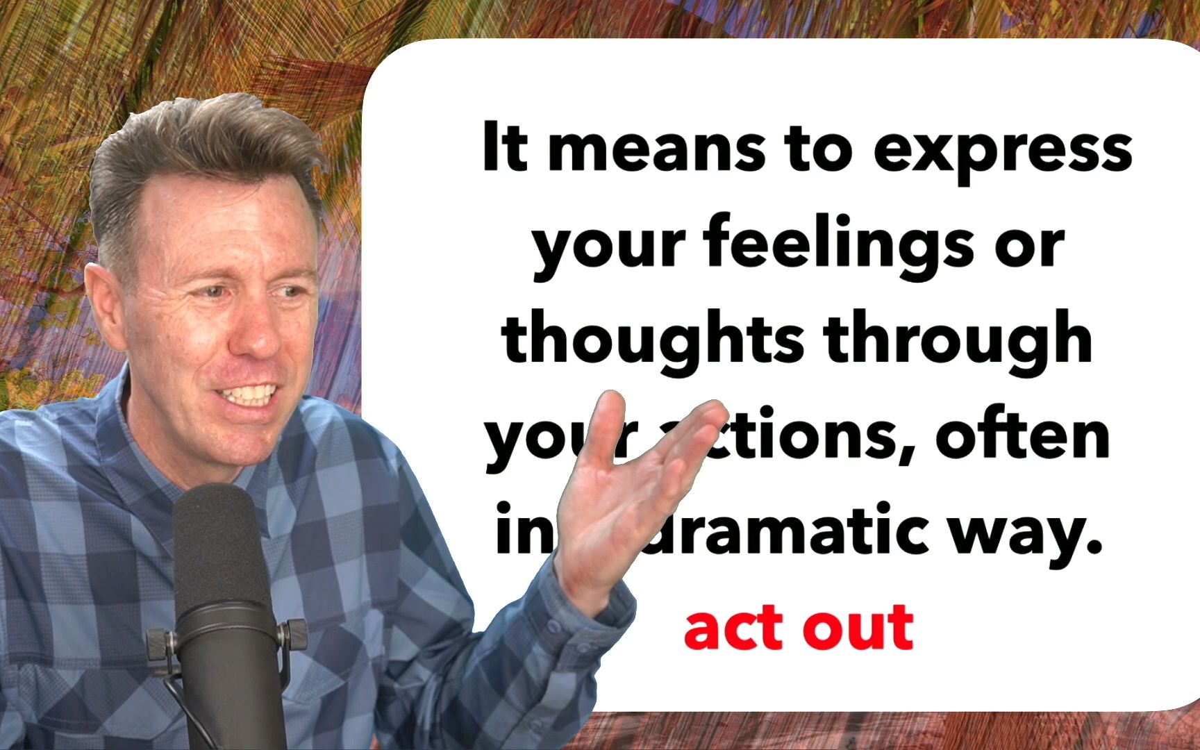 practice speaking english with phrasal verbs