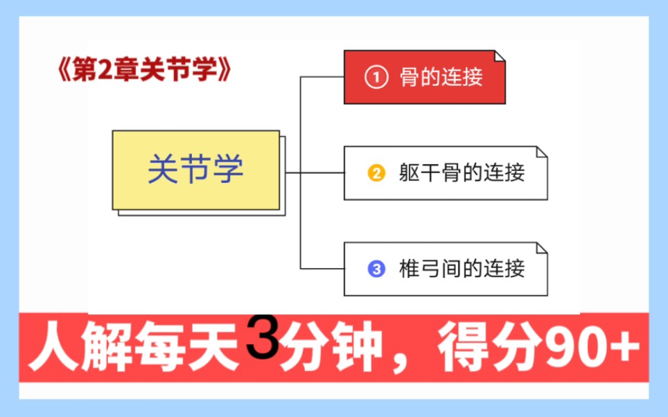 [图]《系统解剖专升本核心知识点背诵》【专升本系统解剖关节学01背诵打卡】专升本系统解剖大学期末考试核心知识点每天背诵3分钟轻松拿高分专升本系统解剖