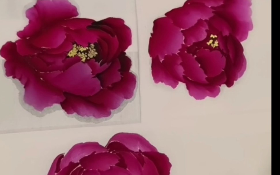 大小苞菜牡丹花,花头教程视频