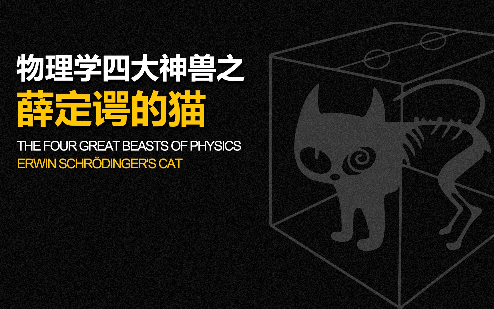 物理学四大神兽之薛定谔的猫