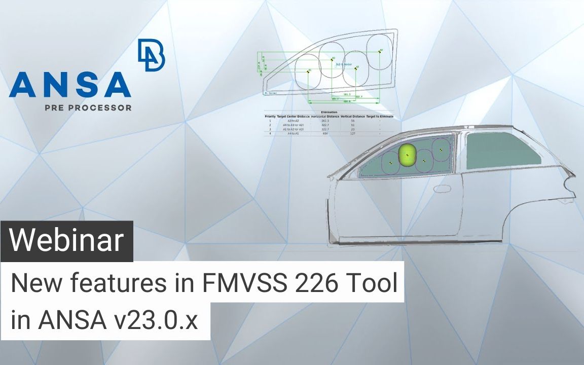 ANSA v23.0.x 中 FMVSS 226 工具中的新功能哔哩哔哩bilibili