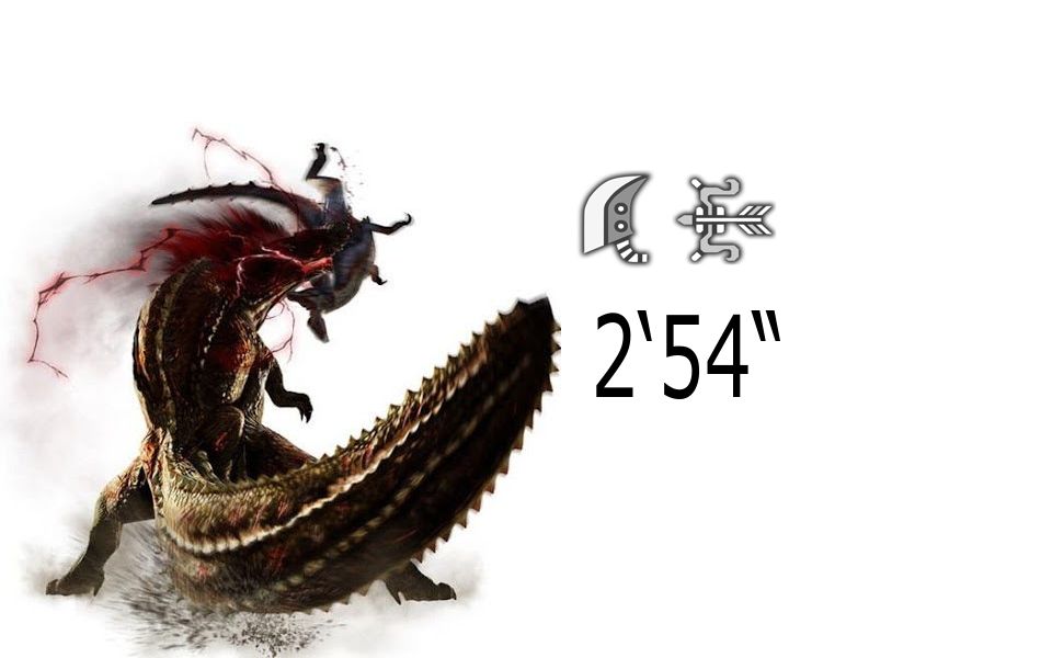 【怪物猎人世界冰原】煌怒恐暴龙 2pt 254" (弓x大剑 情人节特辑 ft