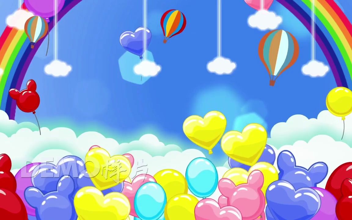 园六一儿童节毕业晚会文艺汇演节目表演大屏幕舞台led背景视频素材