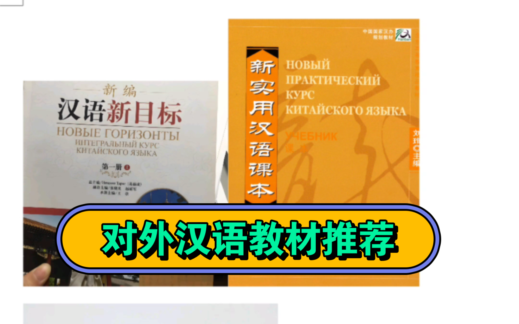 【对外汉语教材选择】教俄罗斯人汉语可以用哪些课本?哔哩哔哩bilibili