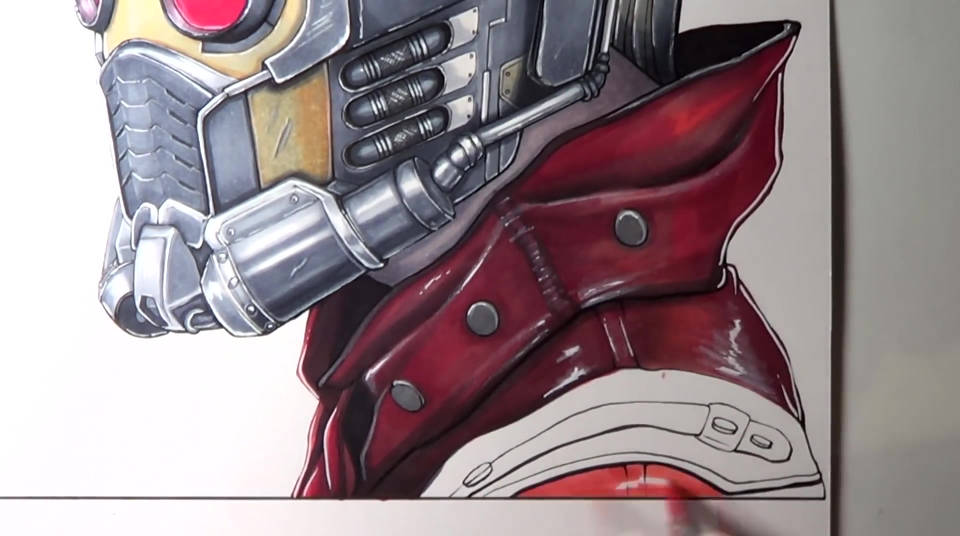 马克笔手绘——星爵