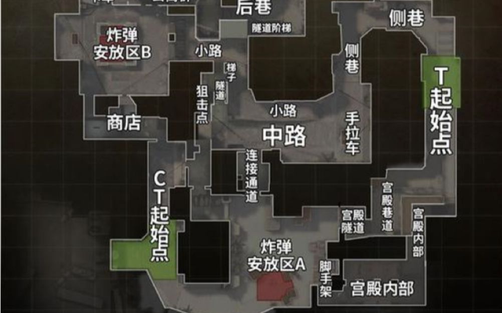 csgo炼狱小镇地图图片