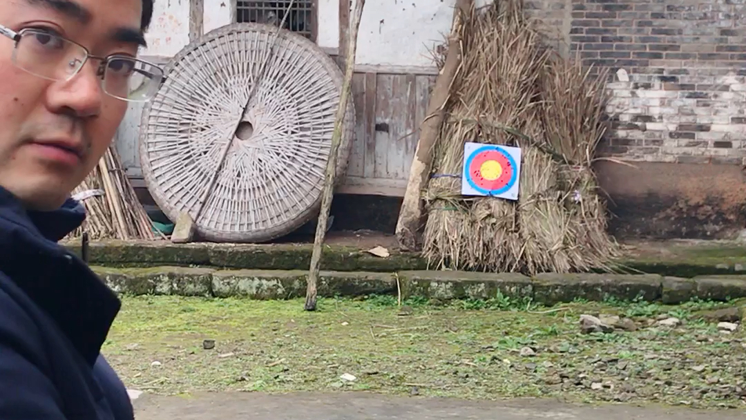 亲手做一把桑木单体弓,试用成功!10环!