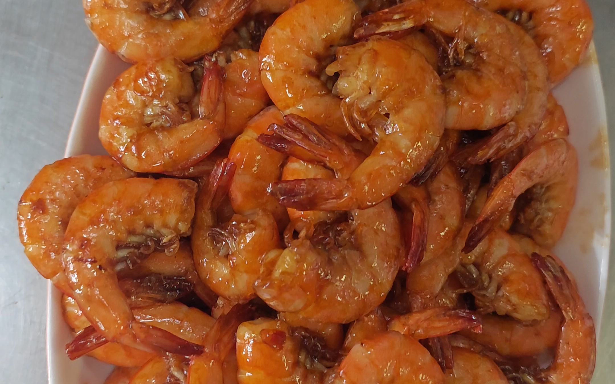 油焖大虾 刚刚出锅!