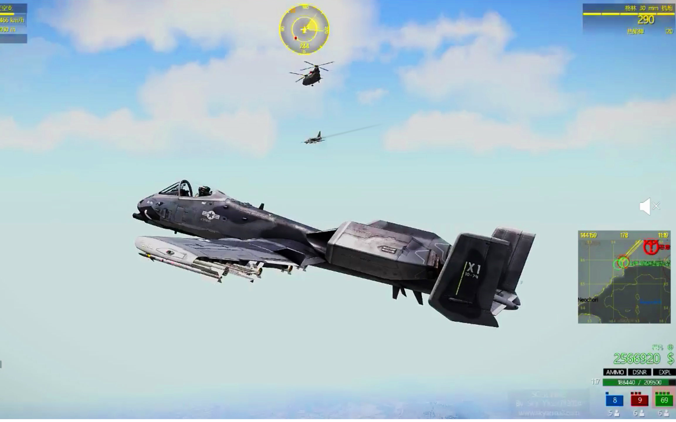 arma3 武装突袭3 飞机 固定翼a10 占山 sc国服 联机pvp