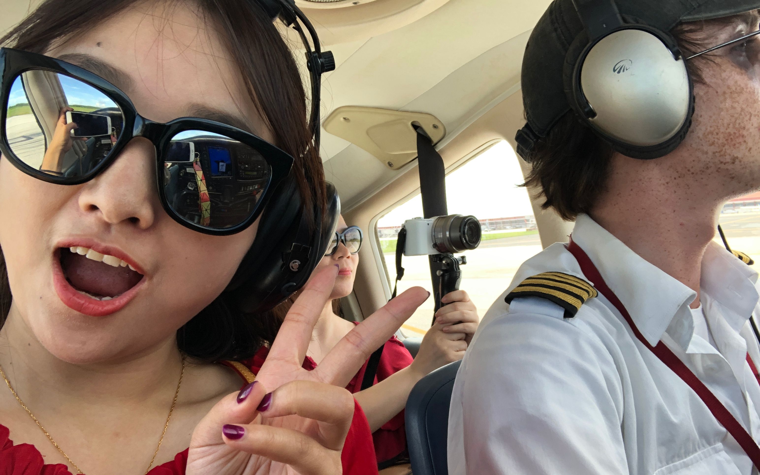 [图]【环球旅食记】塞班岛——开飞机Airplane experience，意想不到的嗨爆体验，一生必打卡项目之一