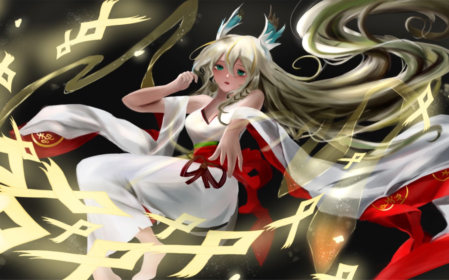 尝试临摹一张四石马太太的紧那罗(无bgm)