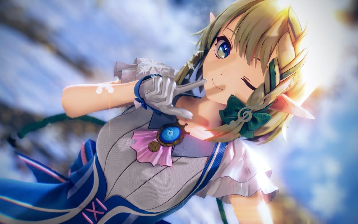 【vtubermmd】白い雪のプリンセスは【千条亚里亚 cover】【搬运】