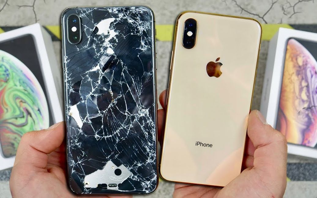 作死系列iphonexs和xsmax碎屏测试