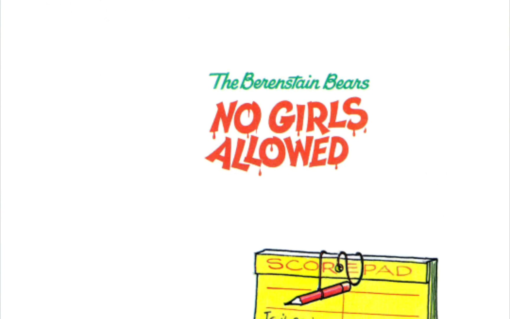 [图]【贝贝熊系列】no girls allowed 女孩靠边