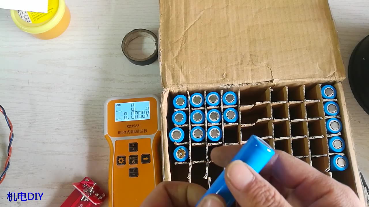 全新国产动力型18650电池内阻你知道是多少吗?我们来测一测