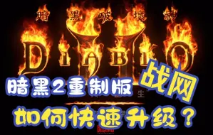 Download Video: 【暗黑2重制版】新号小号战网如何快速升级？快速升级小技巧！