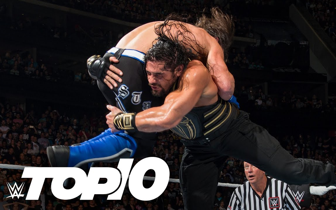 【wwe】top10时刻:罗曼雷恩斯最具毁灭性的十大飞冲肩