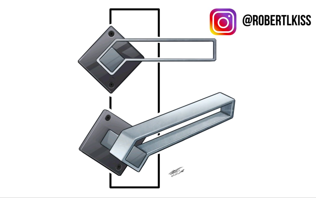 [跟着大神一起画]Robert kiss 门把手哔哩哔哩bilibili