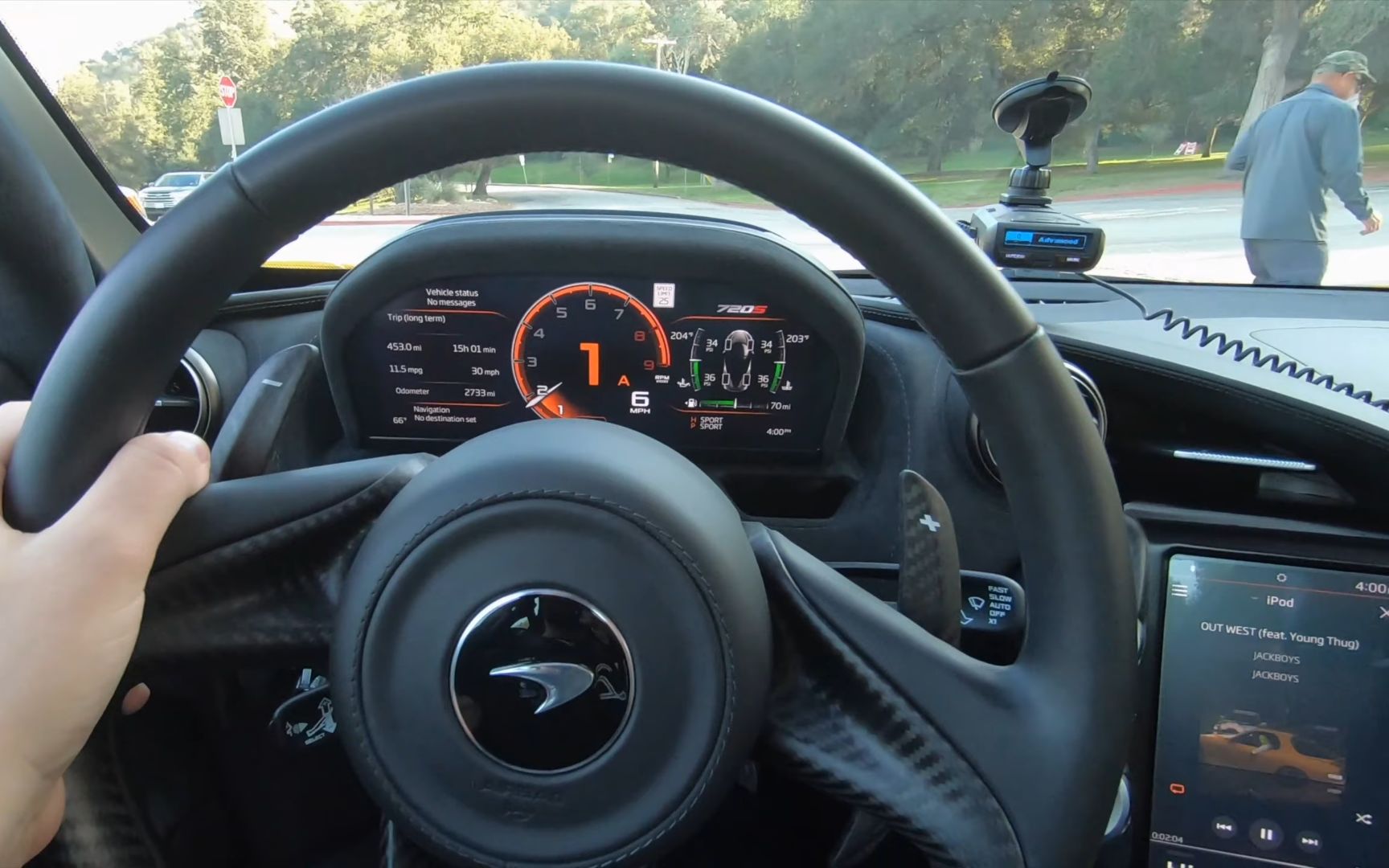 2k画质!迈凯轮mclaren 720s coupe 第一视角公路驾驶