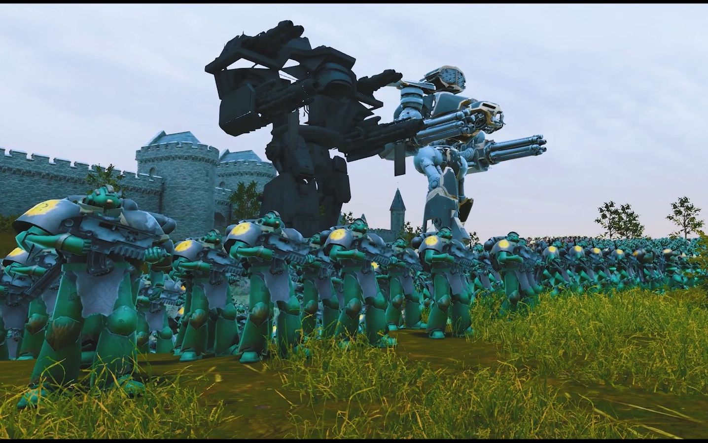 【战锤40k/uebs】掠夺级泰坦能否保护星际战士