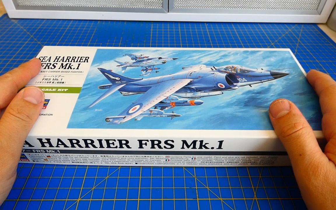 长谷川Hasegawa 1/72 BAe Sea Harrier FRS Mk.1 英国＂海鸥＂垂直起降战斗机模型制作视频哔哩哔哩bilibili