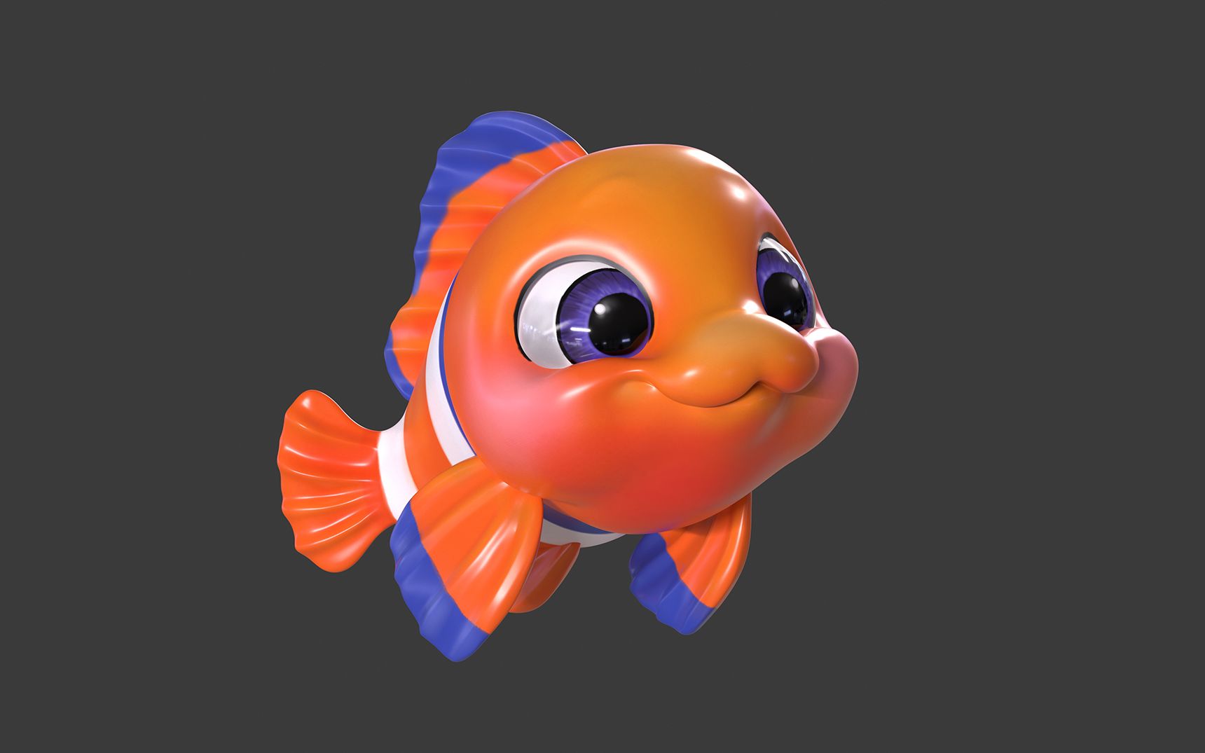 b站第一波--小丑鱼建模新人教学