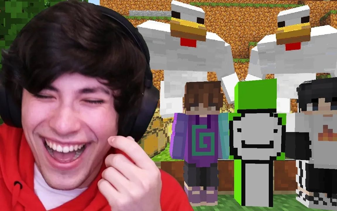 【georgenotfound】(我的世界,但是你笑就会输)minecraft, but if you