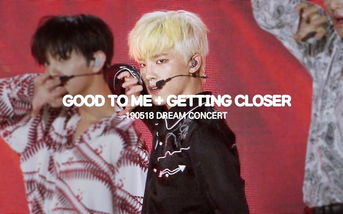 【SEVENTEENDINO】Good to me+Getting Closer 李灿 focus 190518 Dream Concert哔哩哔哩bilibili