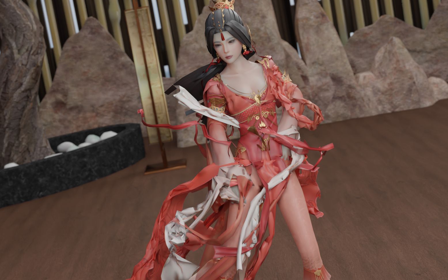 【剑网三mmd～手办质感】晓天秀姐的红昭愿_哔哩哔哩_bilibili