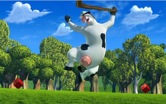 墨西哥超市吉祥物 大奶牛舞技超群(共2p)